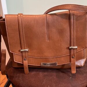 Brown Leather Crossbody Bag